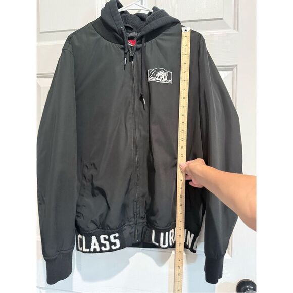 Rare Lurking Class Free Your Mind Skeleton Head Hoodie Jacket Men’s Medium - Picture 7 of 13